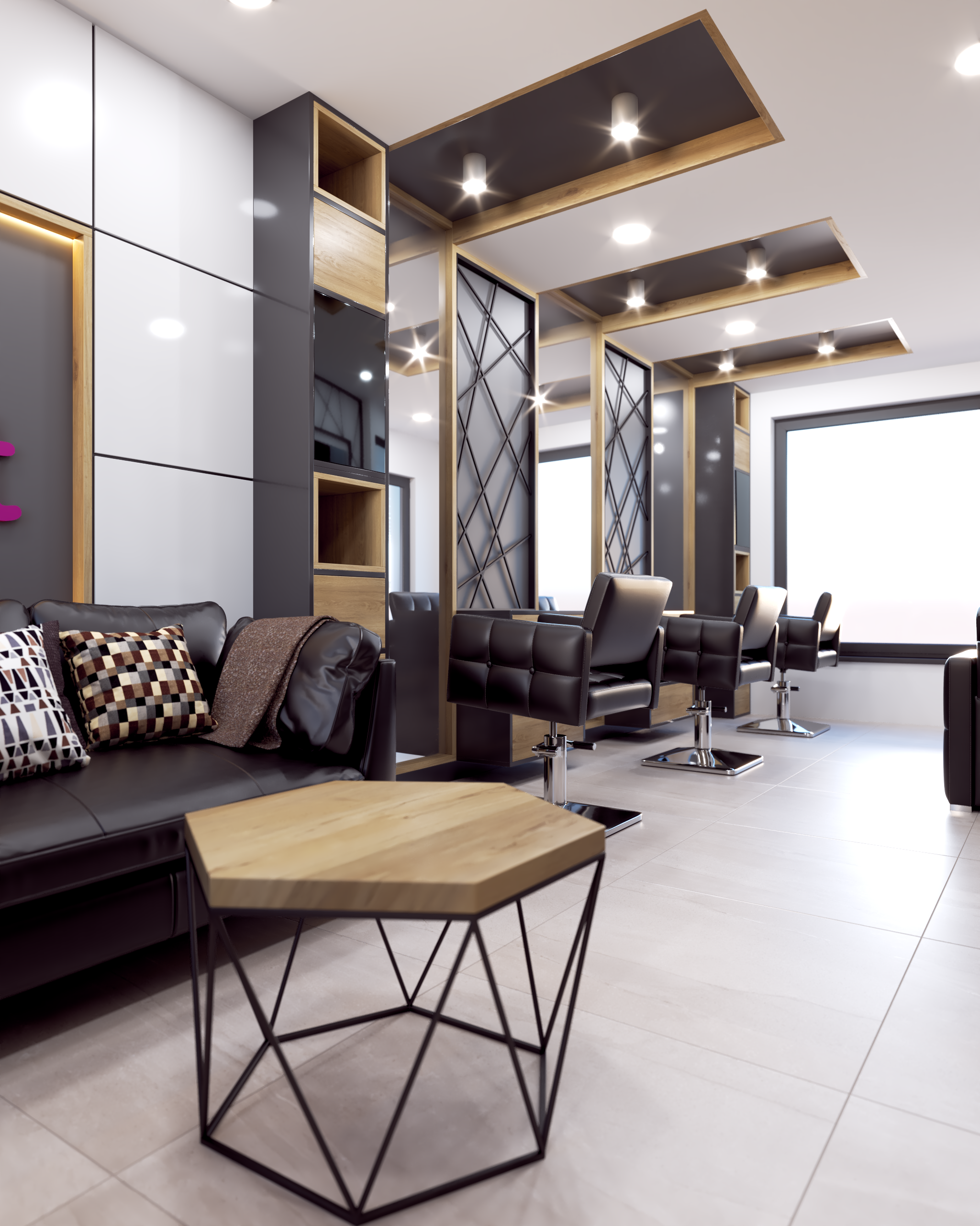 Uredenje enterijera Frizerski salon Art DenisColic